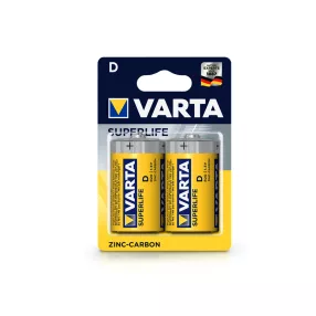 VARTA Superlife Zinc-Carbon R20 góliát elem - 2 db/csomag