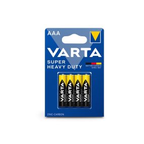 VARTA Super Heavy Duty Zinc-Carbon AAA ceruza elem - 4 db/cs