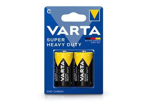 VARTA Super Heavy Duty Zinc-Carbon C/R14 baby elem - 2 db/csomag