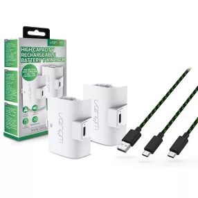   Venom VS2874 XboxSeries S/X & One fehér magas kapacítású (1100mAh) akkucsomag (2 db) +3m töltőkábel