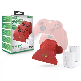   Venom VS2879 Xbox Series S/X & One piros dupla töltőállomás + 2 db akkumulátor