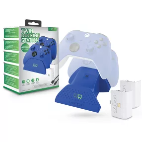   Venom VS2888 Xbox Series S/X & One kék dupla töltőállomás + 2 db akkumulátor
