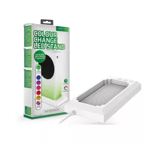 Venom VS3510 Xbox Series S fehér RGB LED állvány