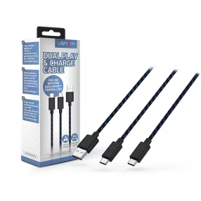   Venom VS5002 Dual Play & Charge 3 méter Type-C -USB töltőkábel