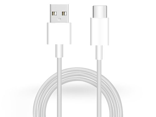 Xiaomi USB - USB Type-C gyári adat- és töltőkábel 100 cm-es vezetékkel - fehér  (ECO csomagolás)