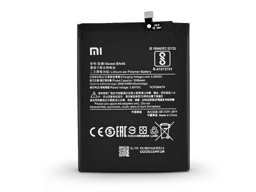 Xiaomi Redmi 7/Note 8T gyári akkumulátor - Li-ion Polymer 4000 mAh - BN46 (ECO csomagolás)