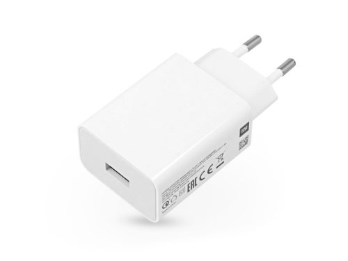 Xiaomi gyári USB hálózati töltő adapter - 15W - MDY-11-EP - QC 3.0 - fehér (ECO csomagolás)