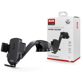   XO C89 Center Console autós tartó műszerfalra/szélvédőre - 4,7-7,2" méret - fekete