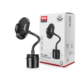 XO C105 autós tartó pohártartóba - fekete