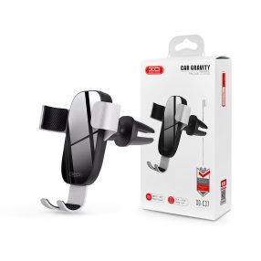   XO C37 Gravity autós tartó szellőzőrácsba - fekete/ezüst