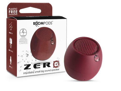 Boompods vezeték nélküli bluetooth hangszóró - Boompods Zero Speaker - burgundi